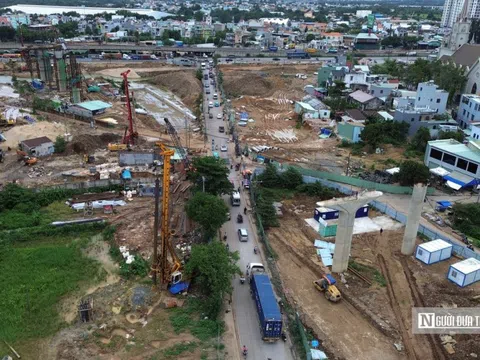 Hàng loạt công trình giao cắt Vành đai 3 bước vào giai đoạn nước rút