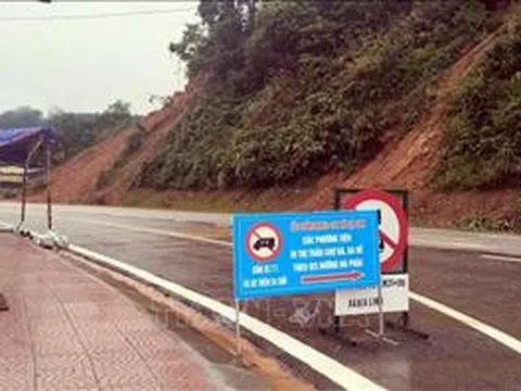 Lên phương án phân luồng giao thông từ xa ứng phó mưa lớn ở Bắc Bộ