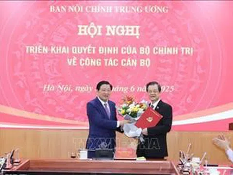Trao Quyết định điều động, bổ nhiệm Phó Trưởng Ban Nội chính Trung ương