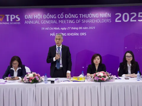 Đại hội đồng cổ đông Chứng khoán Tiên Phong (TPS) năm 2025: Tăng vốn 3.500 tỷ đồng, kiện toàn nhân sự, tập trung kiểm soát rủi ro và ổn định hoạt động