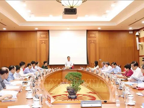 Thường trực Ban Bí thư chủ trì giao ban với các ban đảng, 4 văn phòng, đảng ủy, cơ quan, đoàn thể Trung ương