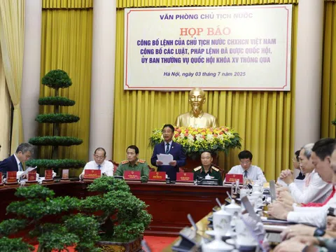 Công bố Lệnh của Chủ tịch nước về 15 luật, 1 pháp lệnh vừa được thông qua