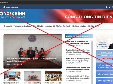 Cảnh báo sử dụng danh nghĩa Bộ Tài chính để lừa đảo