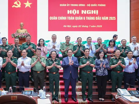 Thủ tướng Phạm Minh Chính dự Hội nghị Quân chính toàn quân 6 tháng đầu năm