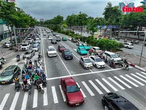 Hà Nội: Điều chỉnh phân làn các phương tiện trên đường Võ Chí Công từ ngày 9/7