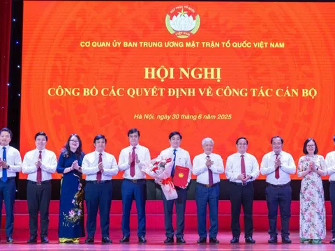 Sau sắp xếp, Ủy ban Trung ương MTTQ Việt Nam có 19 ban, đơn vị
