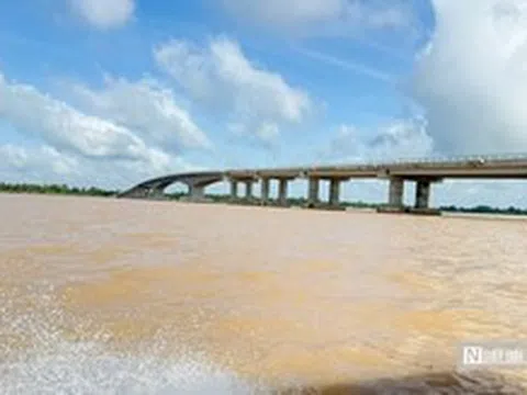 Gần 600 công nhân chạy đua tiến độ trên dự án cầu dây văng Đại Ngãi