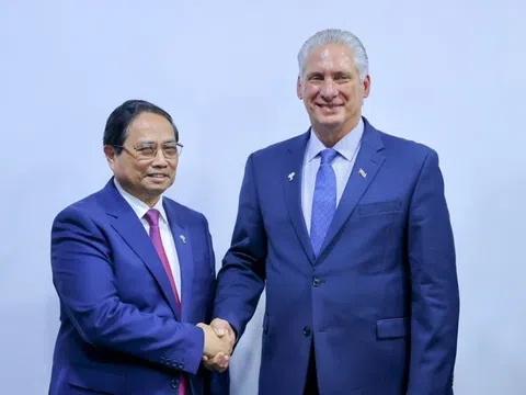 Thủ tướng Phạm Minh Chính hội kiến Bí thư thứ nhất, Chủ tịch nước Cuba