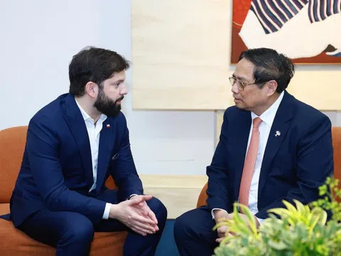 Thủ tướng Phạm Minh Chính gặp Tổng thống Chile