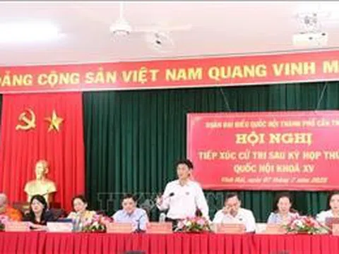 Cử tri Cần Thơ vui mừng trước những đổi thay của đất nước