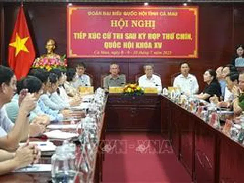 Cử tri kiến nghị nhiều vấn đề dân sinh, tổ chức bộ máy sau hợp nhất