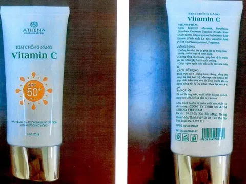 Bộ Y tế thu hồi khẩn 2 sản phẩm kem chống nắng giả