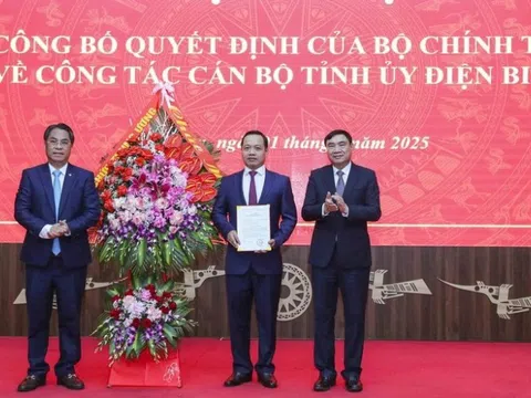Đồng chí Trần Tiến Dũng được điều động, chỉ định làm Phó Bí thư Tỉnh ủy Điện Biên