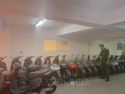Triệt phá đường dây sản xuất, buôn bán xe máy điện giả nhãn hiệu liên tỉnh