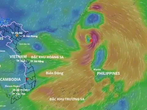 Bão Wipha mạnh lên từng giờ, cảnh báo mưa lớn diện rộng "phủ" nhiều tỉnh thành