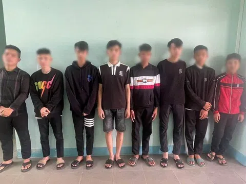 Mâu thuẫn trên mạng, nhóm thiếu niên rủ nhau đi hỗn chiến bằng hung khí