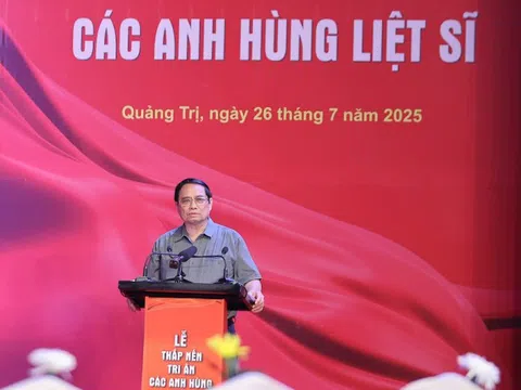 Thủ tướng: Các Anh hùng liệt sĩ đã làm rạng rỡ non sông, đất nước ta