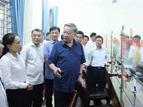 Tổng Bí thư Tô Lâm kiểm tra vận hành hoạt động hệ thống chính trị xã Si Pa Phìn (tỉnh Điện Biên)