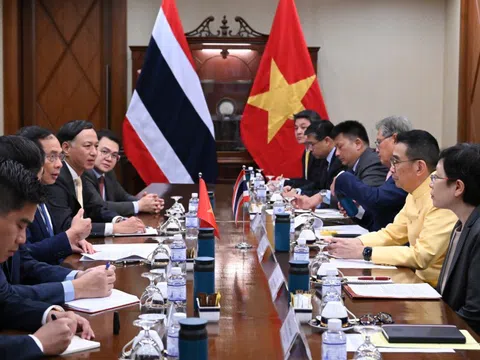 Phó Thủ tướng Bùi Thanh Sơn gặp Bộ trưởng Ngoại giao Thái Lan tại Bangkok