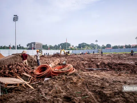 Hà Nội: Khẩn trương thi công, mở rộng đường Hùng Vương để phục vụ sự kiện A80