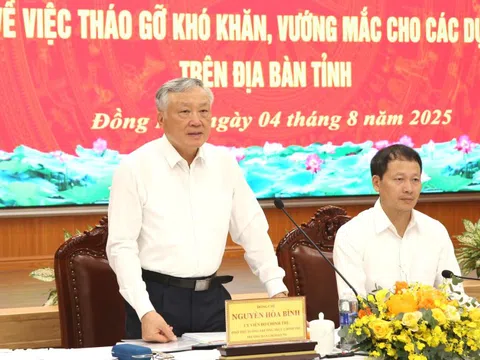 Đồng Nai cần tiếp tục rà soát, tổng hợp đầy đủ các dự án còn có khó khăn, vướng mắc
