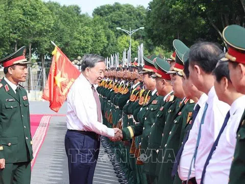 Tổng Bí thư Tô Lâm: Xây dựng Quân đoàn 12 là lực lượng cơ động chiến lược của Quân đội