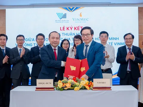 Vinmec và Đại học Quốc gia TP HCM hợp tác chiến lược: Hợp lực phát triển nhân lực y tế chất lượng cao