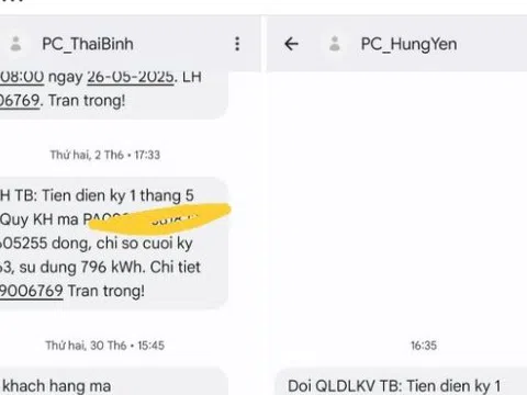 Cảnh giác khi đăng tải các hình ảnh hóa đơn, thông báo tiền điện