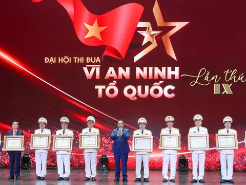 Thủ tướng Phạm Minh Chính dự Đại hội Thi đua 'Vì an ninh Tổ quốc' lần thứ IX