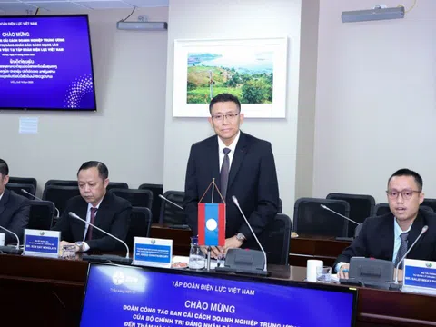 EVN và Ban Cải cách DN Trung ương Lào tăng cường hợp tác chiến lược