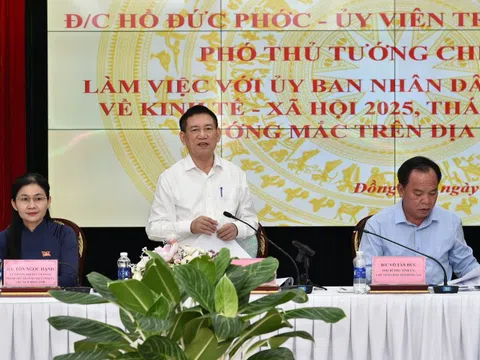 Phó Thủ tướng Hồ Đức Phớc: Xây dựng Đồng Nai trở thành tỉnh đứng đầu cả nước