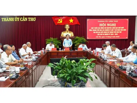 Cần Thơ góp ý dự thảo Báo cáo chính trị Đại hội Đảng bộ lần thứ XV, nhiệm kỳ 2025-2030