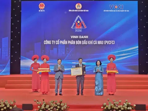 PVCFC lần thứ 5 được vinh danh Doanh nghiệp tiêu biểu vì người lao động