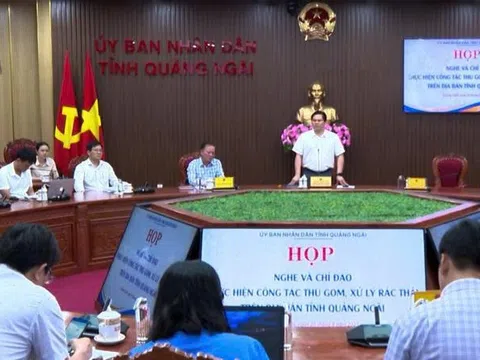 Quảng Ngãi cấp bách xử lý vấn đề rác thải, ngăn ngừa ô nhiễm môi trường