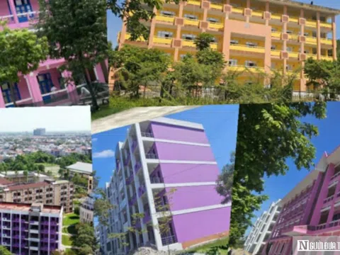 Ảnh: Ấn tượng khu ký túc xá sinh viên rực rỡ sắc màu ở Huế