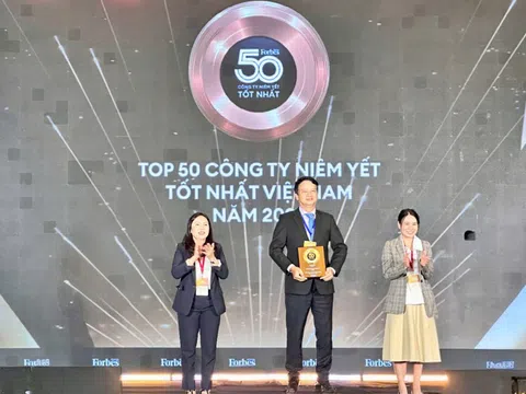 Bảo Việt liên tiếp được vinh danh trong 'Danh sách 50 công ty niêm yết tốt nhất Việt Nam' (Forbes) từ 2013