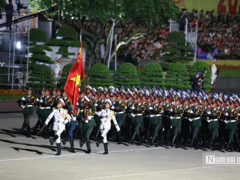 Buổi tổng hợp luyện đầu tiên trên Quảng trường Ba Đình
