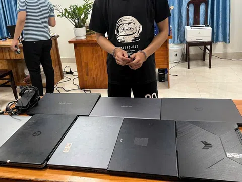 Bắt giữ đối tượng đột nhập ký túc xá trộm hàng loạt laptop
