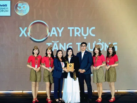 Forbes vinh danh Vietjet trong TOP 50 công ty niêm yết tốt nhất Việt Nam 2025