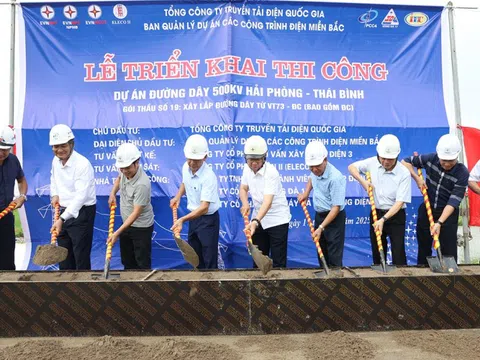 Khởi công dự án đường dây 500kV Hải Phòng – Thái Bình