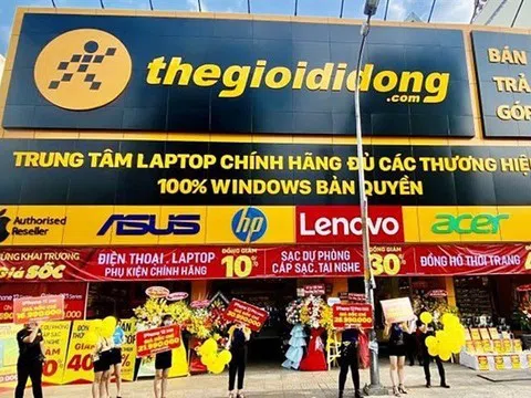 Thế giới Di động (MWG) của ông Nguyễn Đức Tài thu hơn 86.500 tỷ sau 7 tháng
