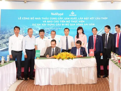 Nutifood công bố nhà thầu cung cấp, sản xuất và lắp đặt kết cấu thép cho Dự án cầu đi bộ qua sông Sài Gòn