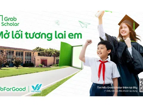 Grab dành 306 suất học bổng GrabScholar cho học sinh, sinh viên Việt Nam