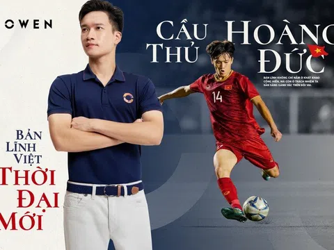Chiến dịch “Tự hào 80 năm bản lĩnh Việt”: OWEN kết hợp cùng cầu thủ Hoàng Đức