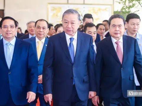 Tổng Bí thư Tô Lâm dự lễ khai mạc trọng thể Triển lãm thành tựu đất nước