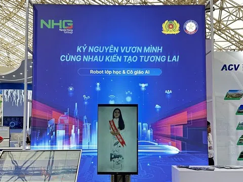 Tập đoàn Nguyễn Hoàng giới thiệu giải pháp giáo dục thông minh tại triển lãm 80 năm thành tựu đất nước