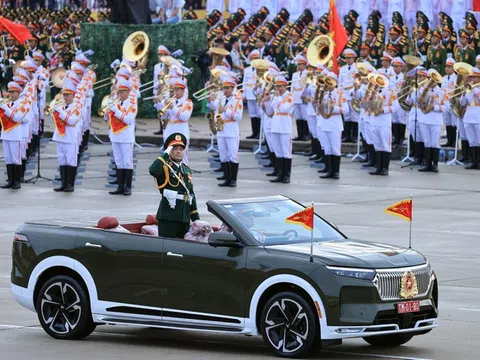 Chùm ảnh: Các khối diễu binh của quân đội nhân dân Việt Nam tại A80