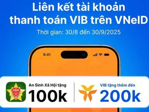 Liên kết tài khoản an sinh xã hội nhận thưởng từ VIB