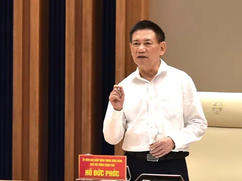 Phó Thủ tướng Hồ Đức Phớc làm việc với thành phố Hải Phòng
