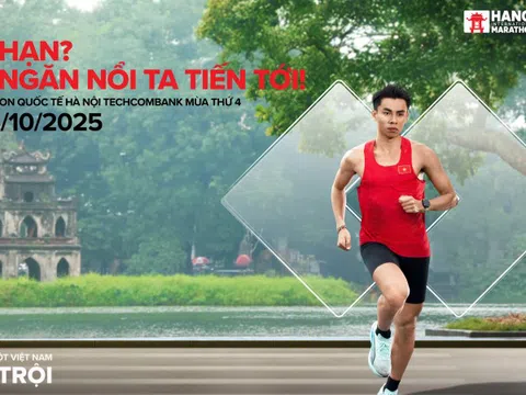 Bùng nổ với bộ vật phẩm và các trải nghiệm công nghệ số lần đầu tiên xuất hiện tại Giải Marathon Quốc tế Hà Nội Techcombank Mùa thứ 4